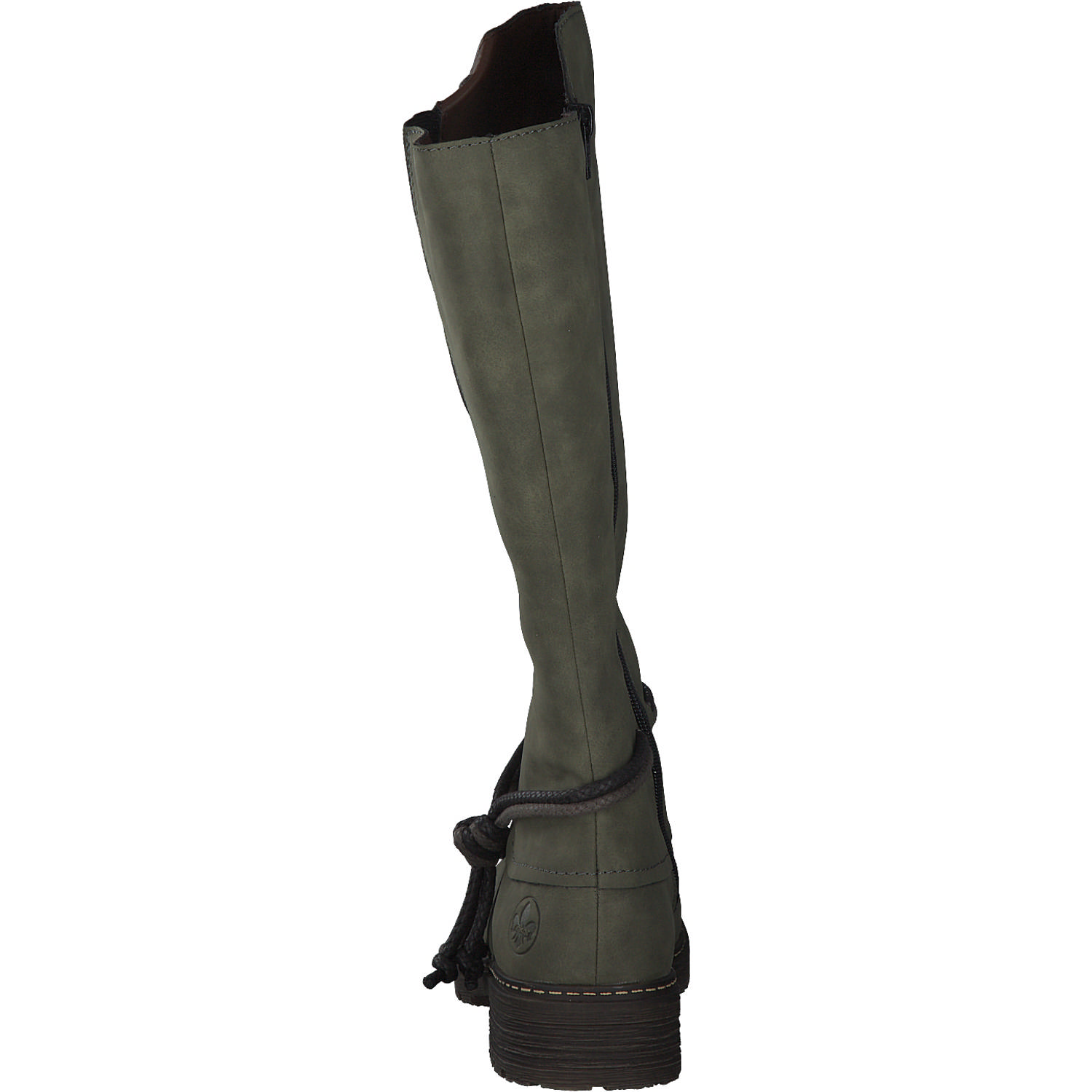Rieker Z4774, Overknee-Stiefel, Damen, Grün