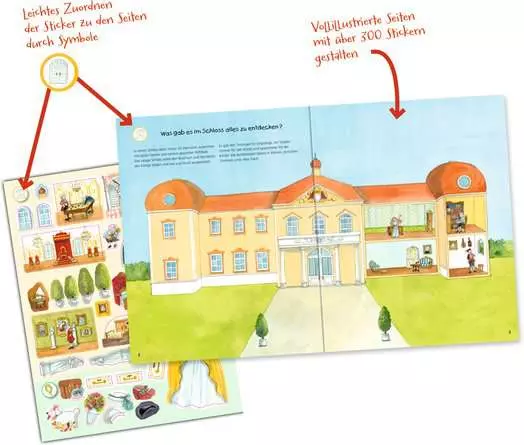 Ravensburger Wieso? Weshalb? Warum? Stickerheft: Prinzessinnen