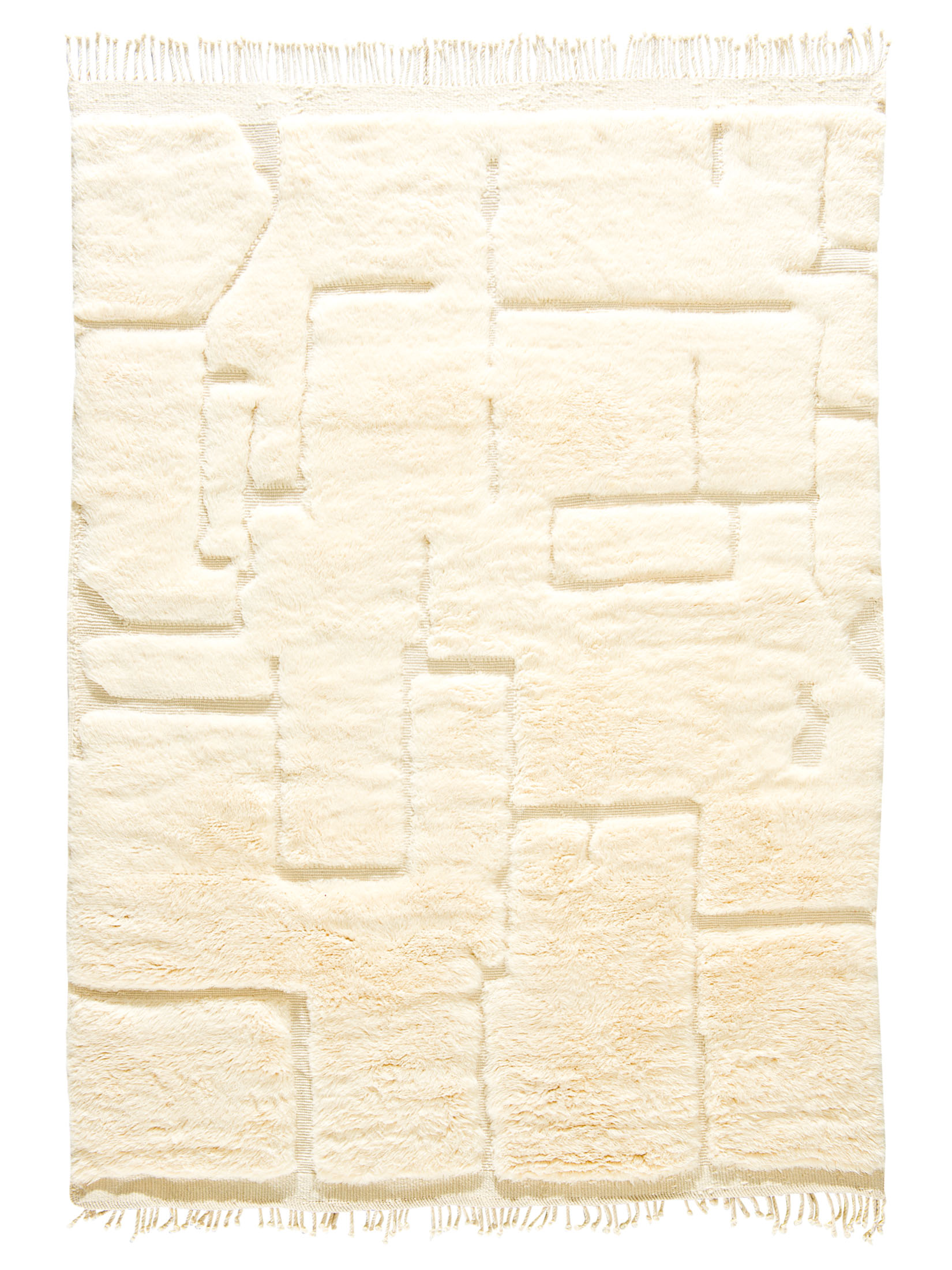 Beni Ourain ca. 182 x 248 cm, Unikat / Einzelstück