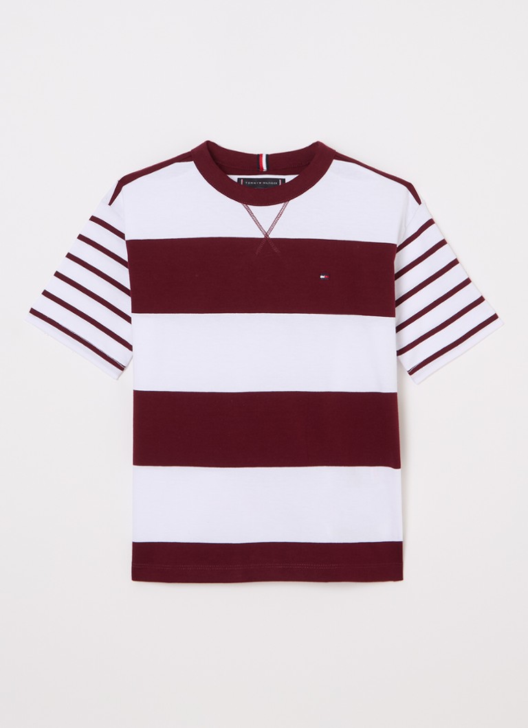 Tricou cu dungi Tommy Hilfiger