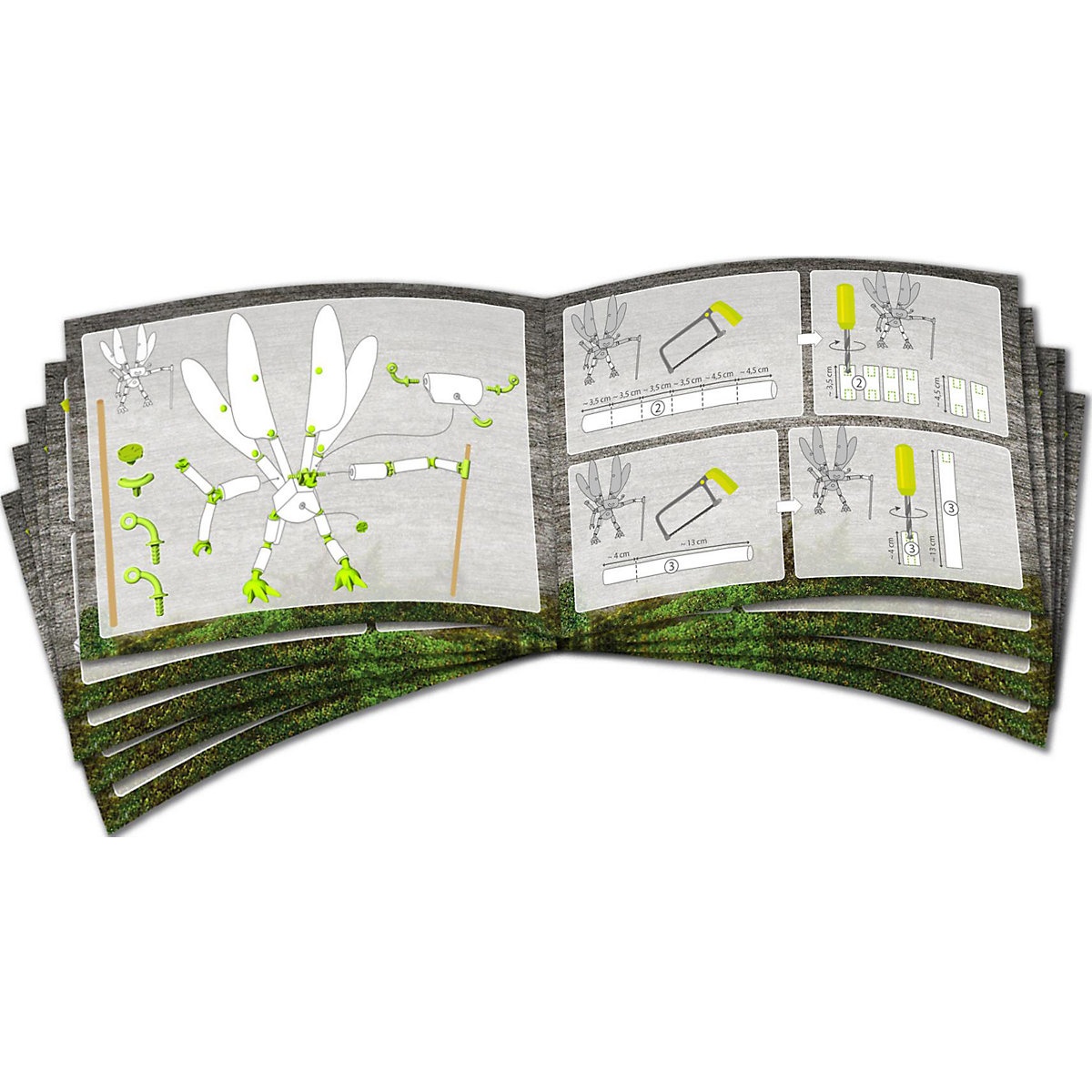 HABA 306308 Terra Kids Connectors Konstruktions-Set Waldhelden