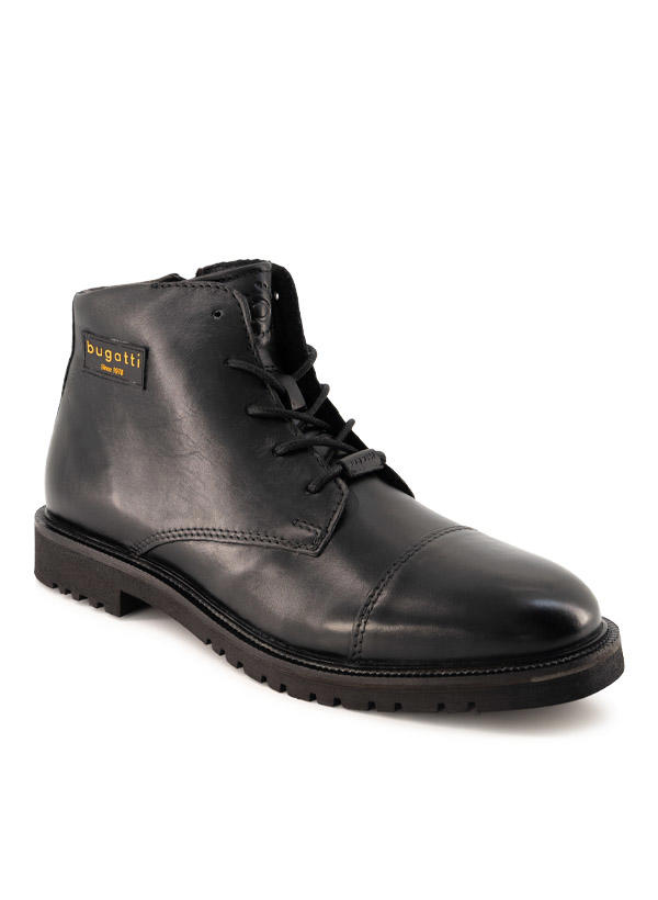 bugatti, Desert Boots, Leder warmgefüttert, schwarz