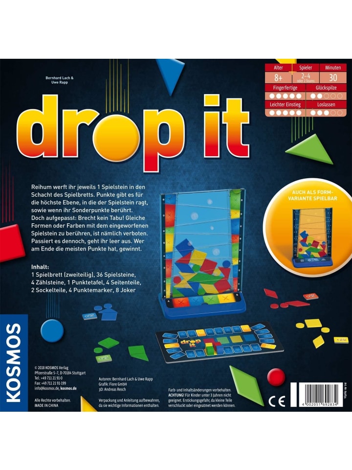 Kosmos Geschicklichkeitsspiel - Drop It in mehrfarbig günstig kaufen onesize
