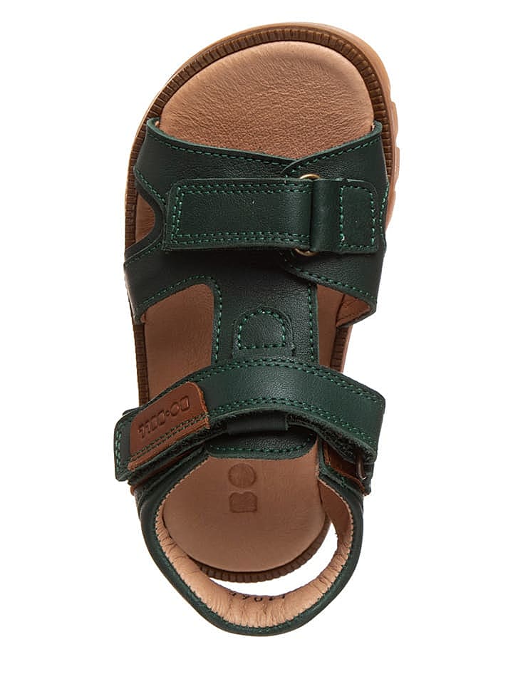 BO-BELL Leder-Sandalen in Grün günstig kaufen 32