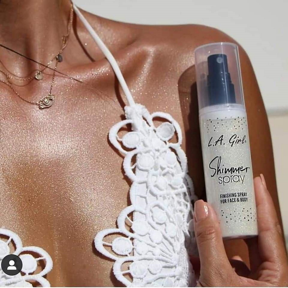 l.a girl cosmetics Shimmer Spray Spray Fixant Illuminateur