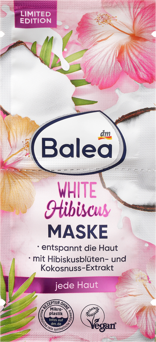 Gesichtsmaske White Hibiskus, 16 ml