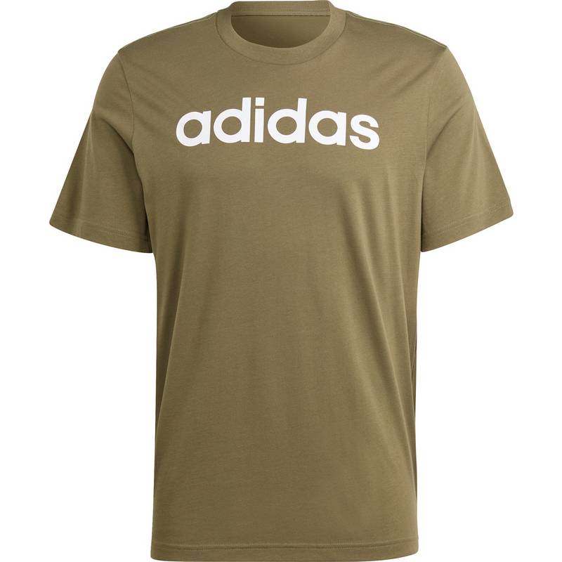 adidas ESSENTIALS LINEAR EMBROIDERED LOGO T-Shirt Herren