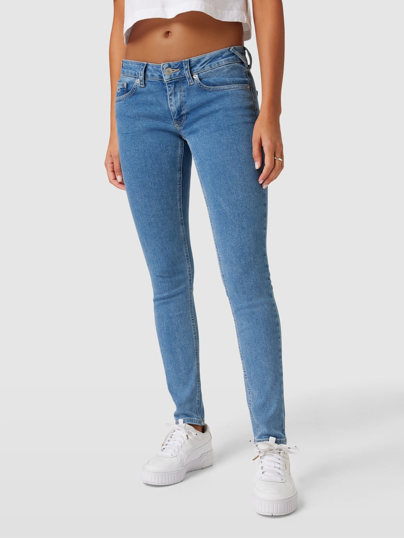Skinny Fit Jeans mit Stretch-Anteil Modell 'SOPHIE' in hellblau