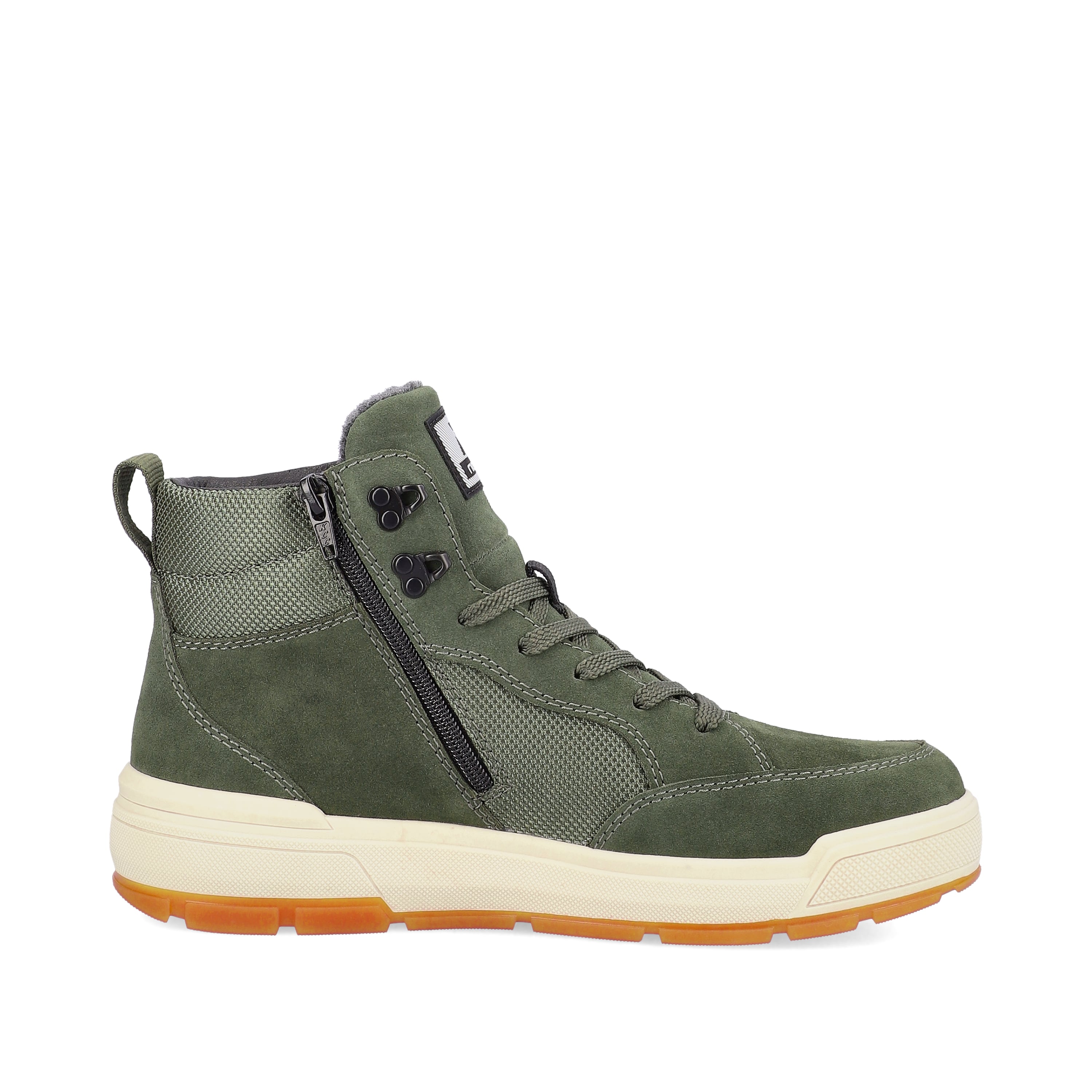Rieker Herren Sneaker High khaki green