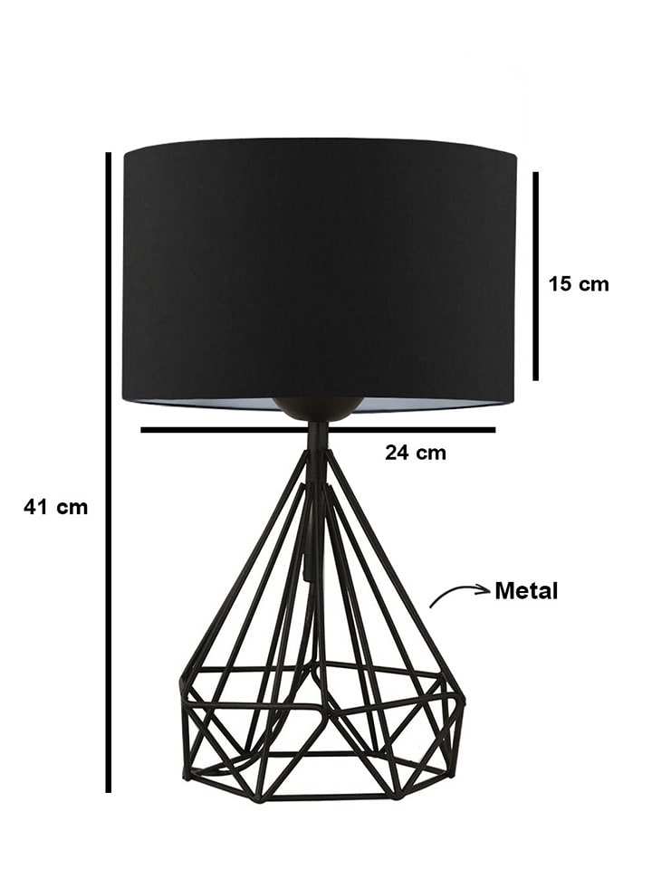Opviq 2er-Set: Tischleuchten in Schwarz - (H)41 x Ø 24 cm günstig kaufen onesize
