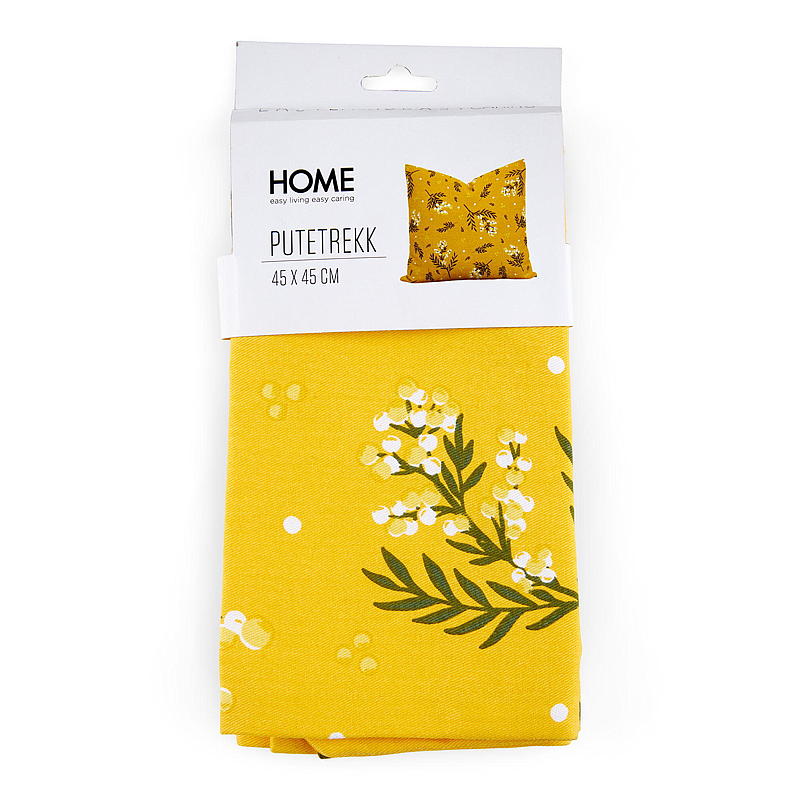 Home Putetrekk Mimosa 45x45 cm bomull