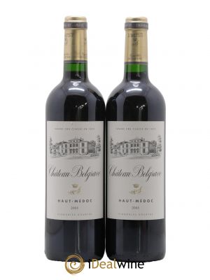 Château Belgrave 5ème Grand Cru Classé  2005 - Lot de 2 Bouteilles