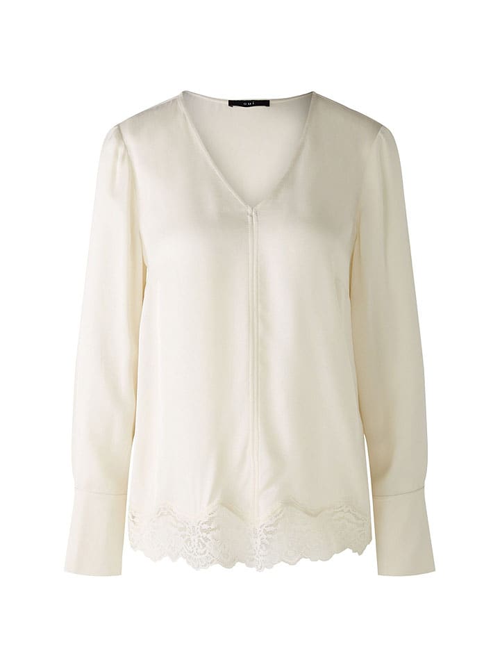 Oui Bluse in Creme günstig kaufen