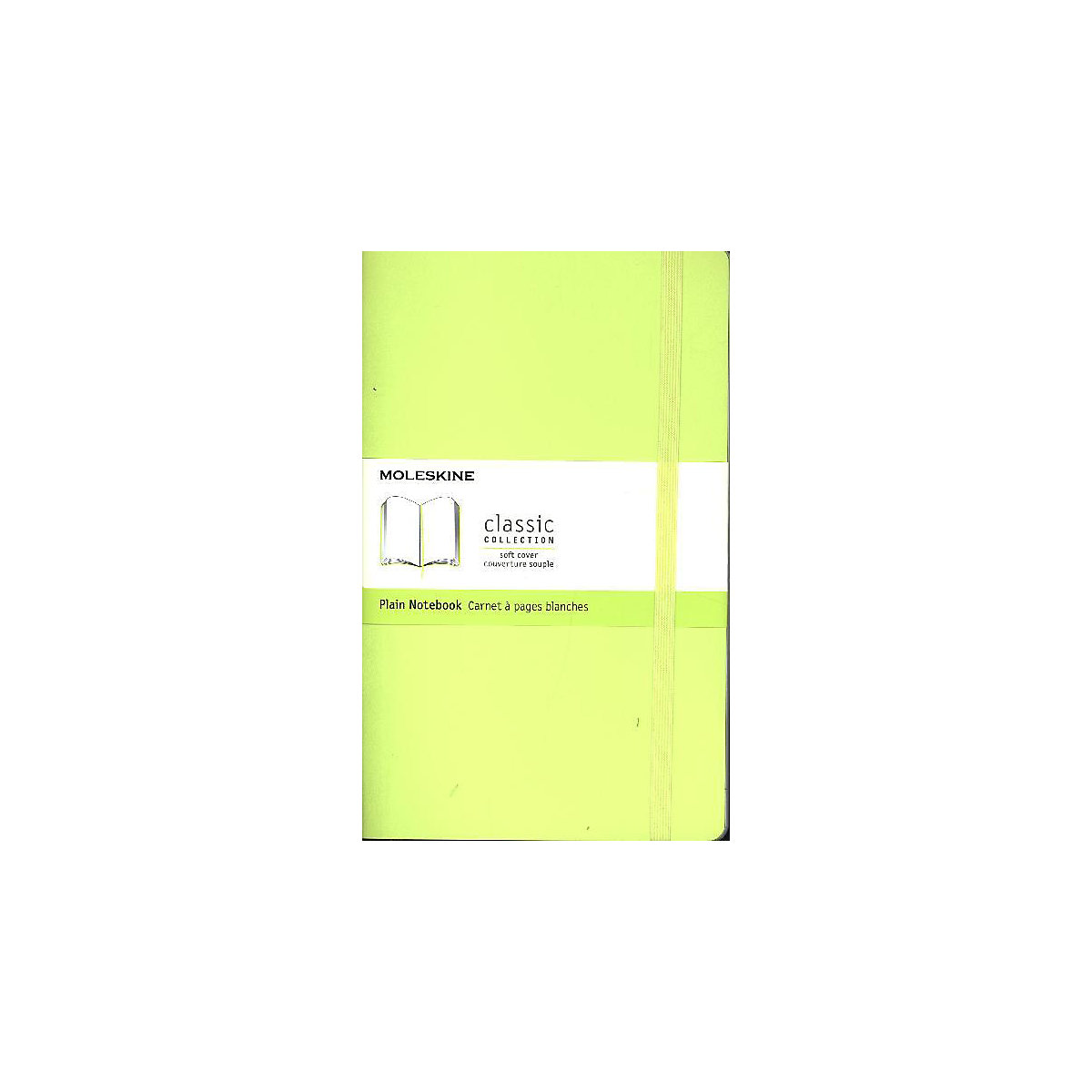 Moleskine Classic, Notizbuch Large/A5 Blanko, Limetten Grün