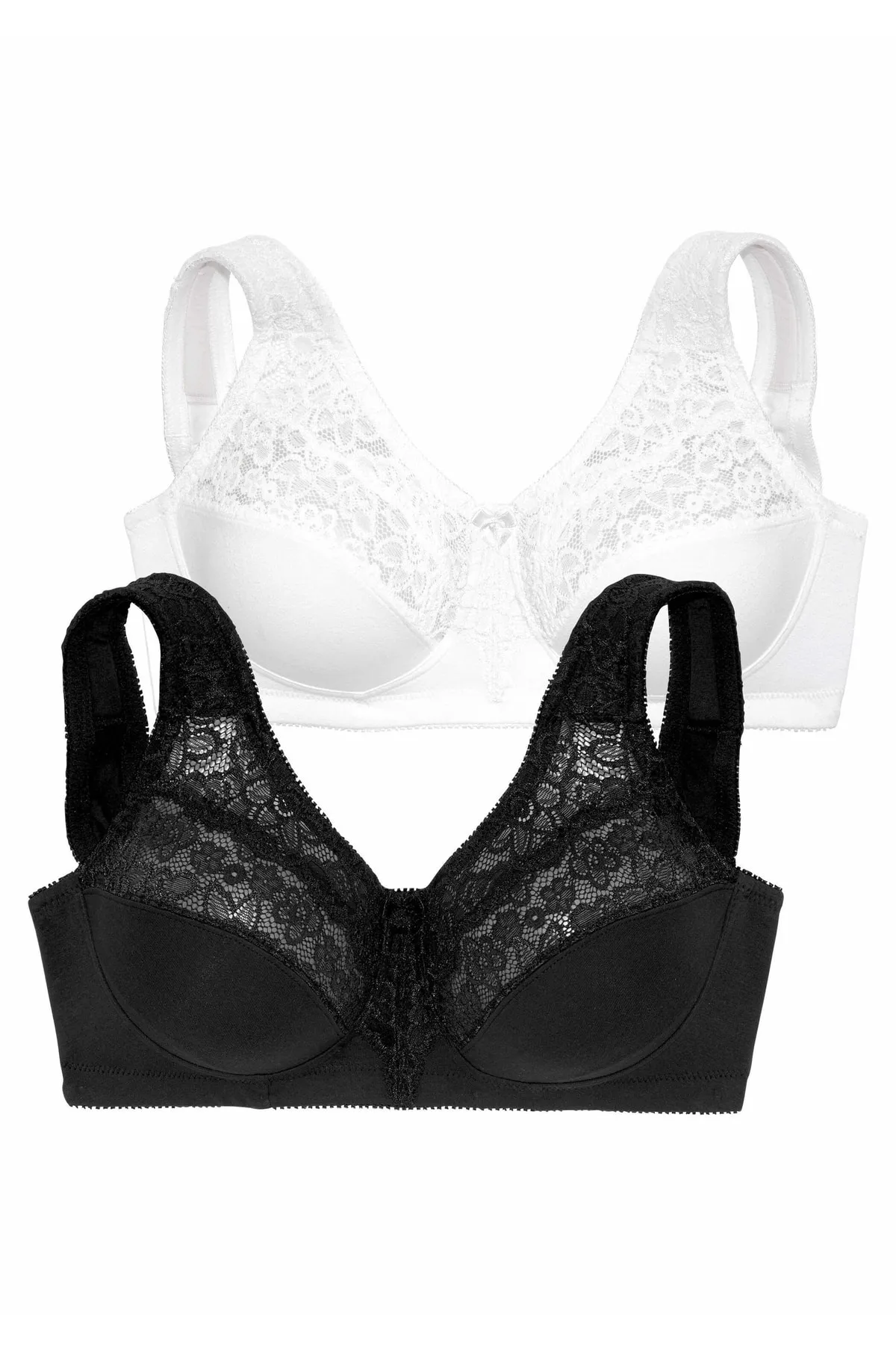 PETITE FLEUR  Entlastungs-BH mit Spitze (2 Stück)