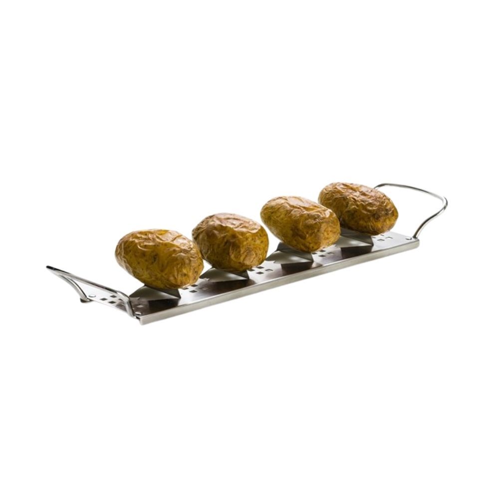 Orange85 Edelstahl-Kartoffelständer für den Grill
