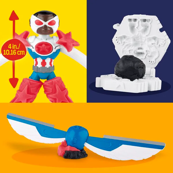 Play-Doh Captain America Moto-Slicer Clay Set