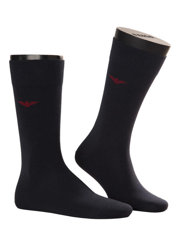 EMPORIO ARMANI, Set, Trunk   Socken, rot-schwarz