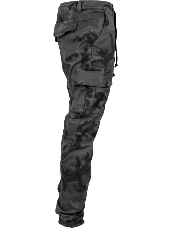Urban Classics Urban Classics Cargo-Hosen in grey camo günstig kaufen