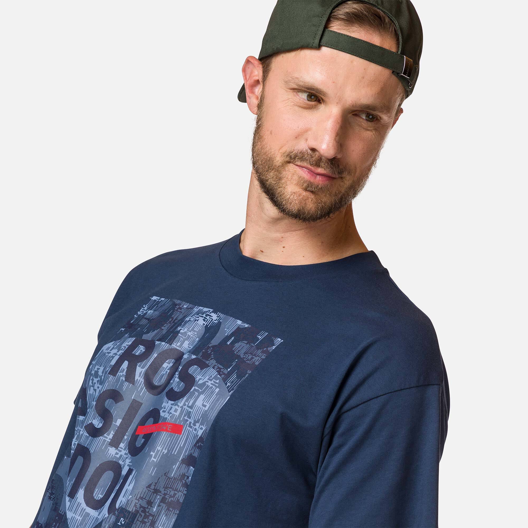 T-shirt confortable en coton à imprimé homme