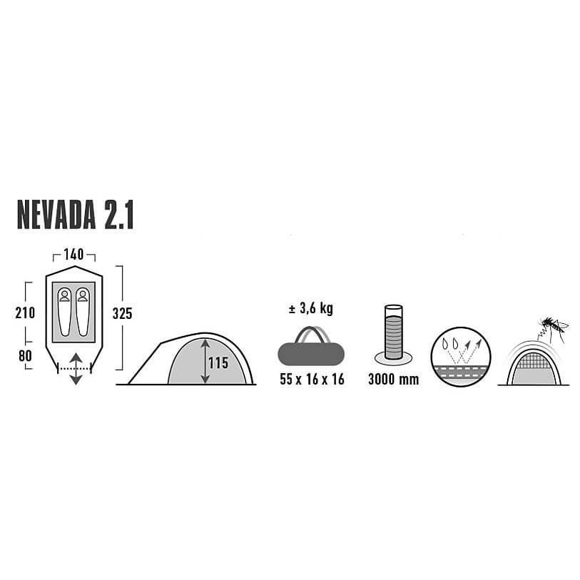 Kuppelzelt Nevada 2.1