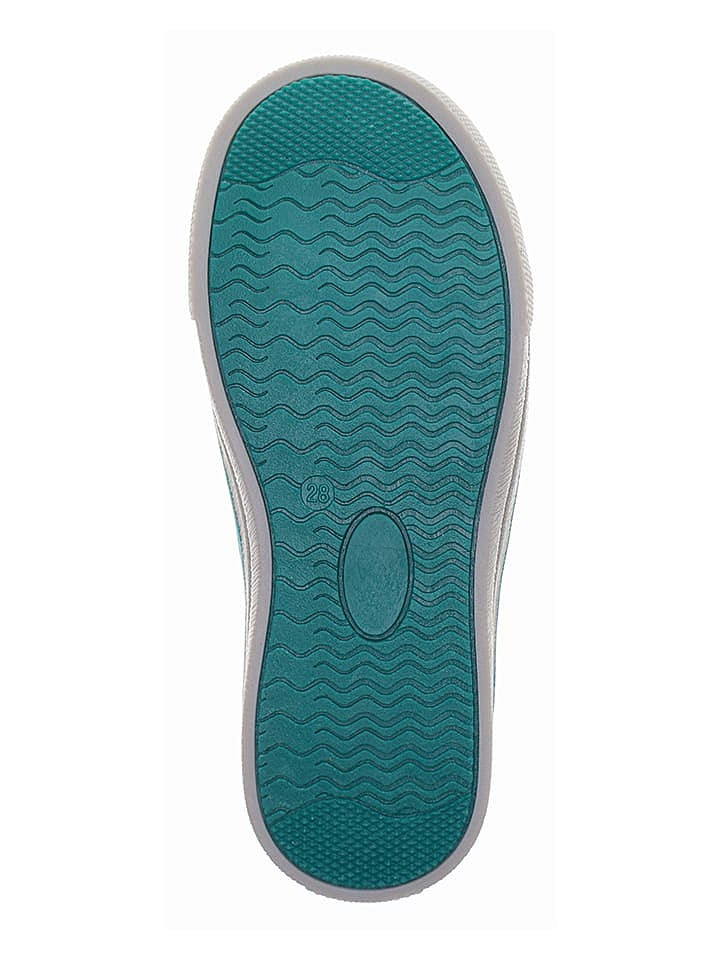 lamino Leder-Sneakers in Türkis günstig kaufen 32