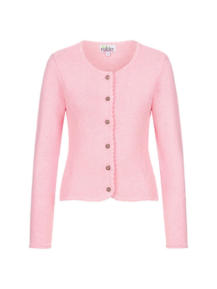 Nübler Strickjacke Langarm Yvonne in Rosa günstig kaufen