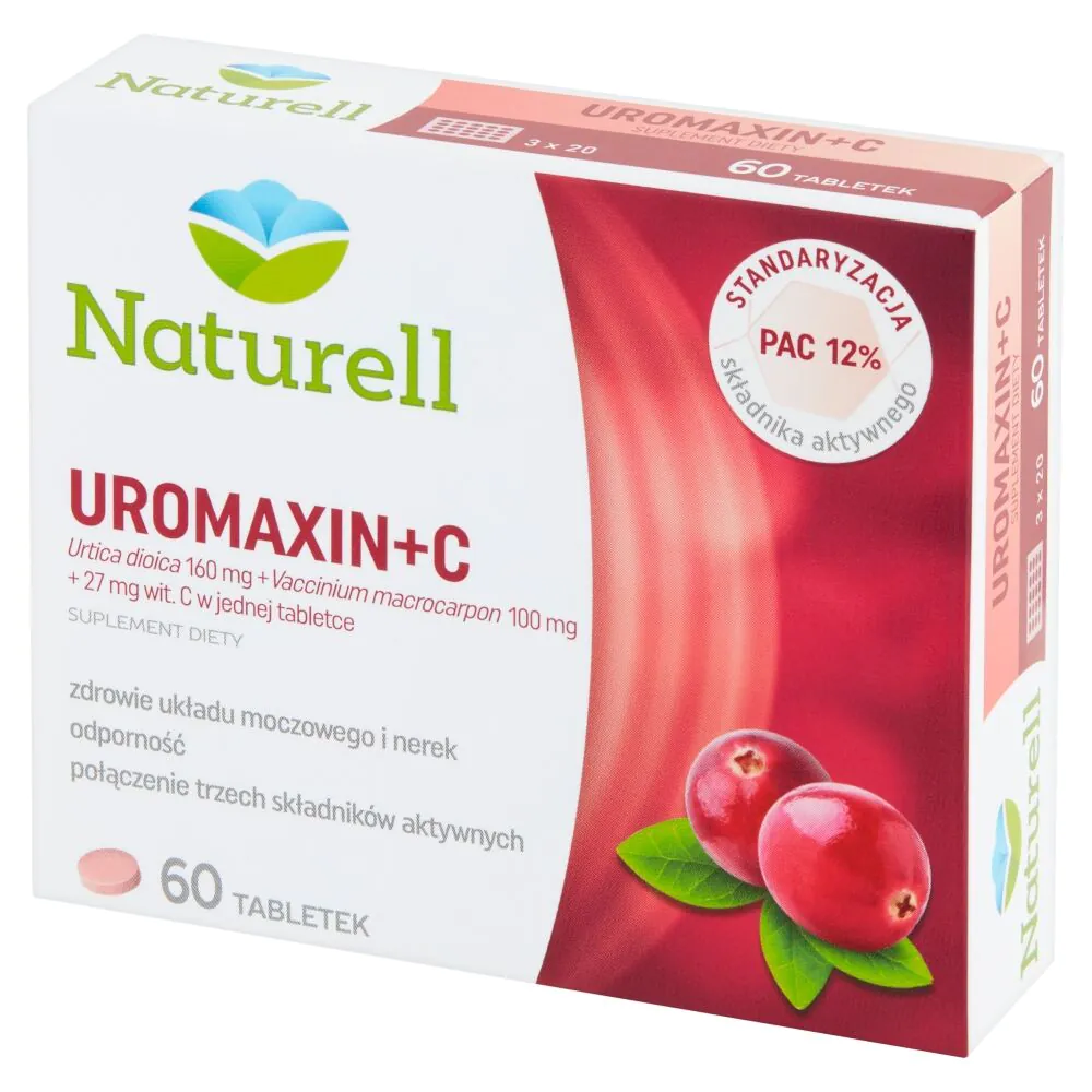 Naturell Uromaxin + C, Tablete za zdravlje mokraćnog sustava i bubrega