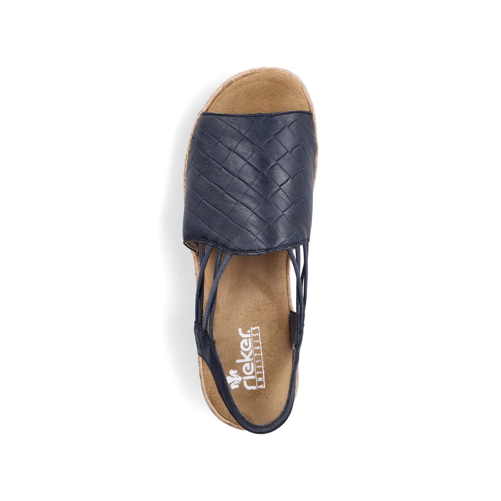 Rieker Damen Riemchensandalen marineblau