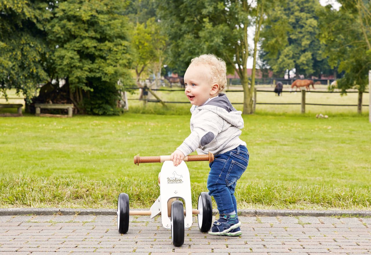 Pinolino Kinderträume Pinolino Mini-Laufdreirad Charlie, weiß/natur