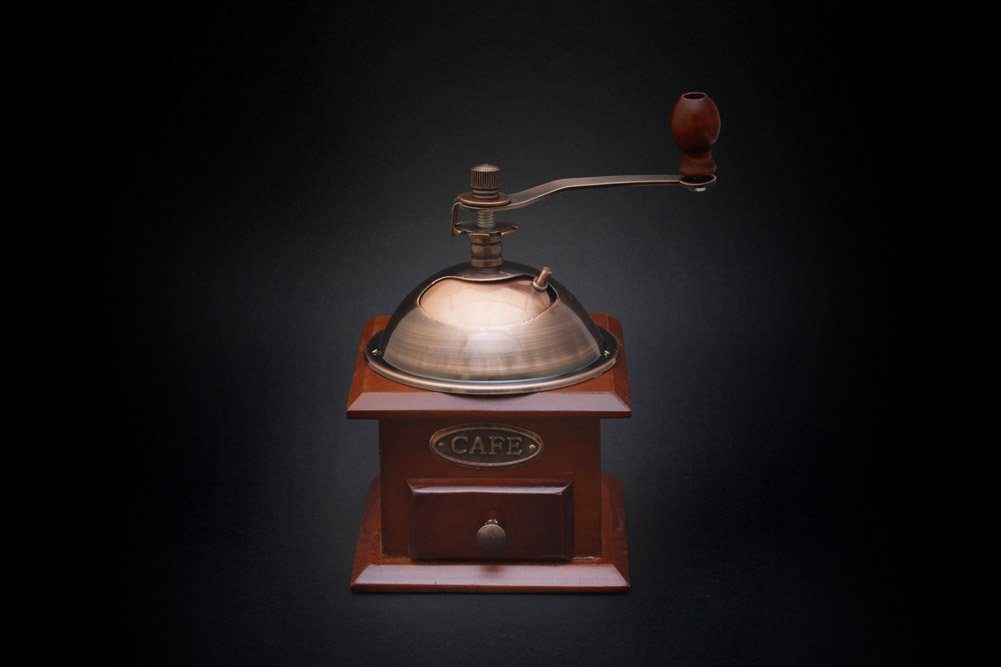 Goods+Gadgets Kaffeemühle Nostalgie Retro Kaffee-Mühle, Vintage Handkaffeemühle