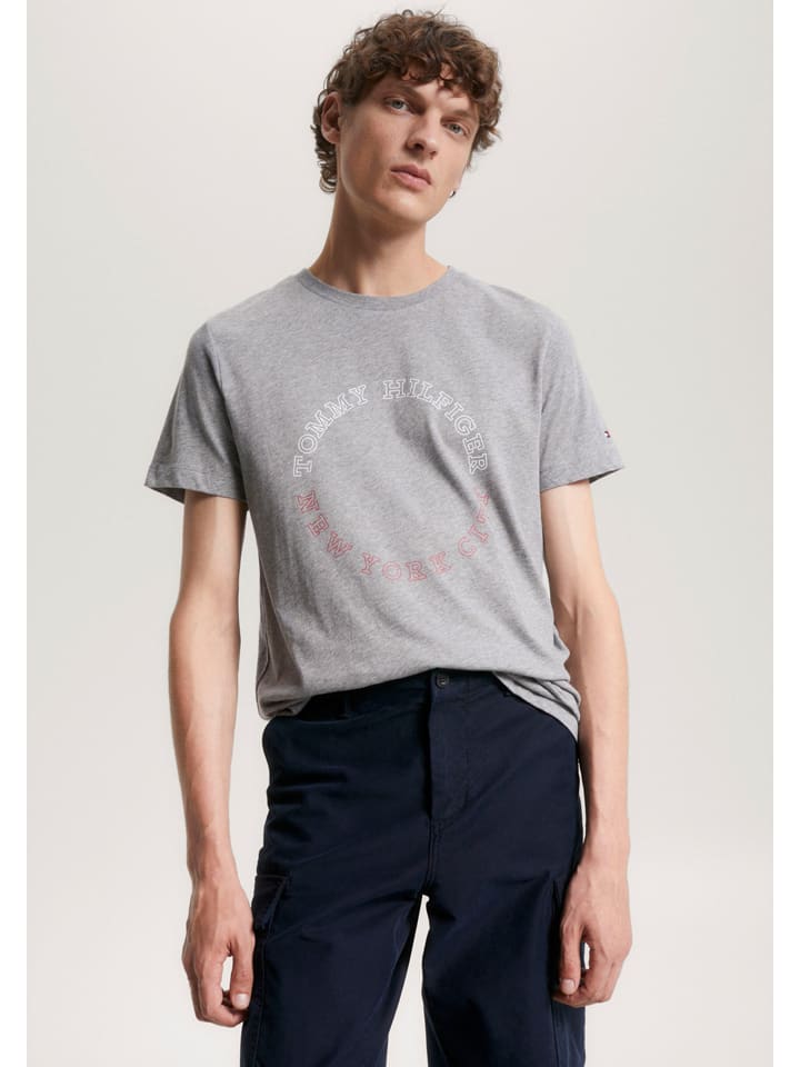 Tommy Hilfiger Shirt in Grau günstig kaufen