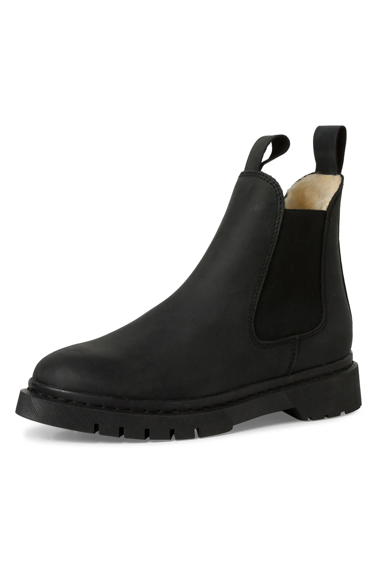 Tamaris  Damen Elegante Stiefelette 1-26829-41 Schwarz 001 Black Leder mit Removable Sock