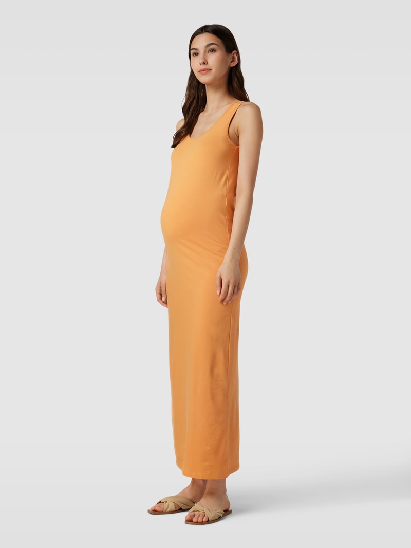 Umstands-Kleid mit U-Ausschnitt Modell 'MIA' in apricot