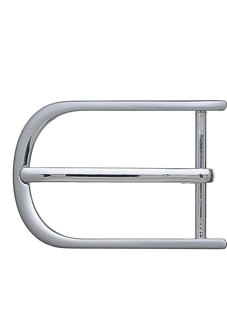 RETTUNGSRING by showroom 019° Gürtelschnalle Wechselschnalle Halb Filigran Silber Satiniert