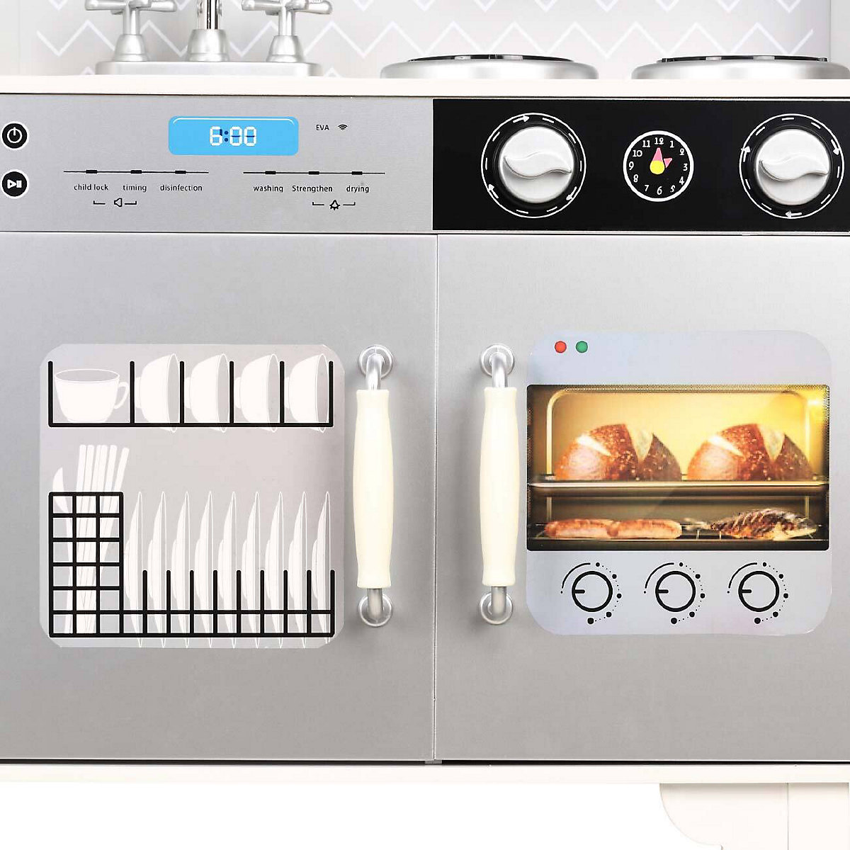 Kinderküche mit LED Wasserspender - Mattheo