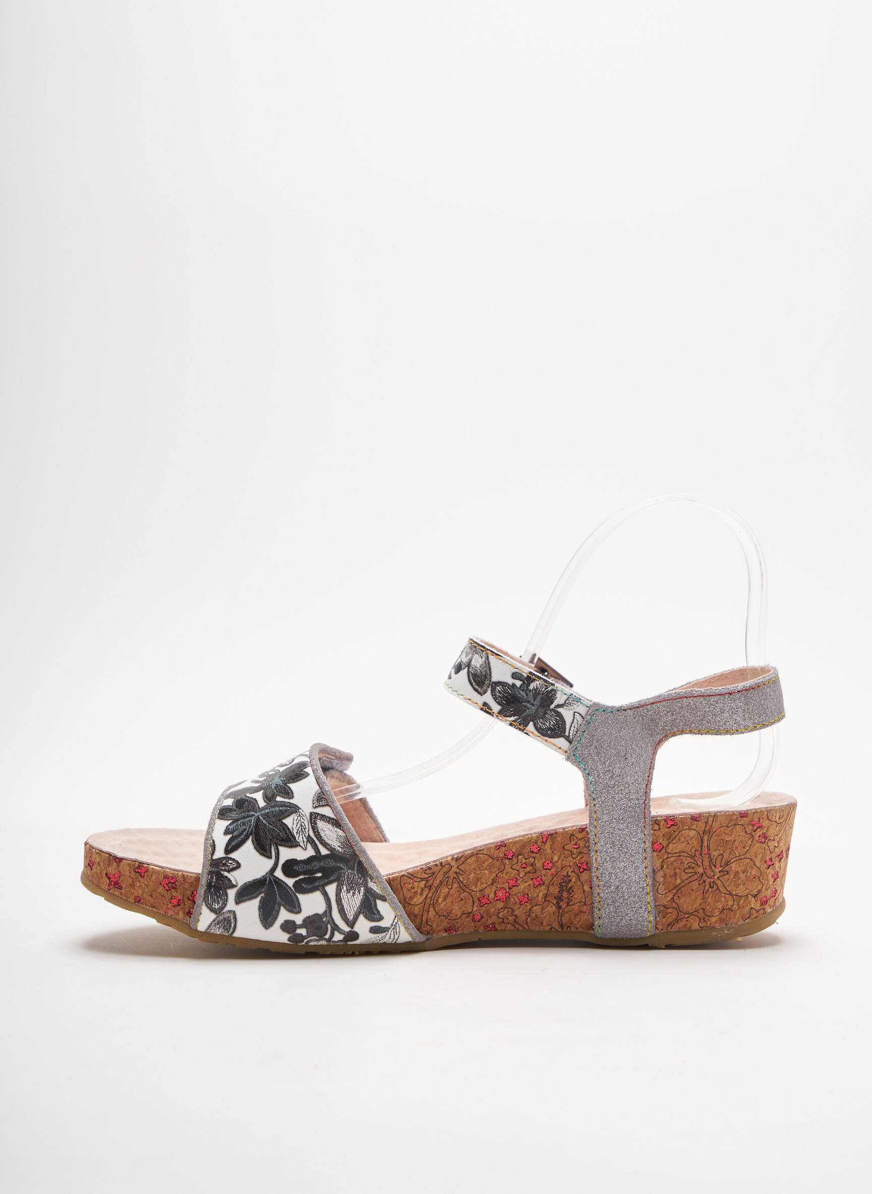 Laura Vita Sandales Nu Pieds Femme couleur gris