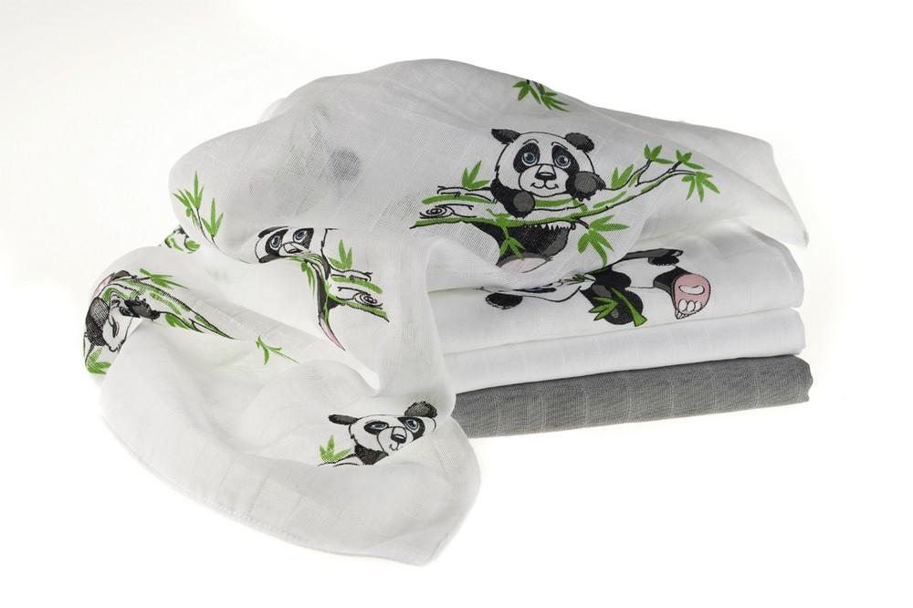 Makian Mullwindeln, 4er Pack, Design Panda