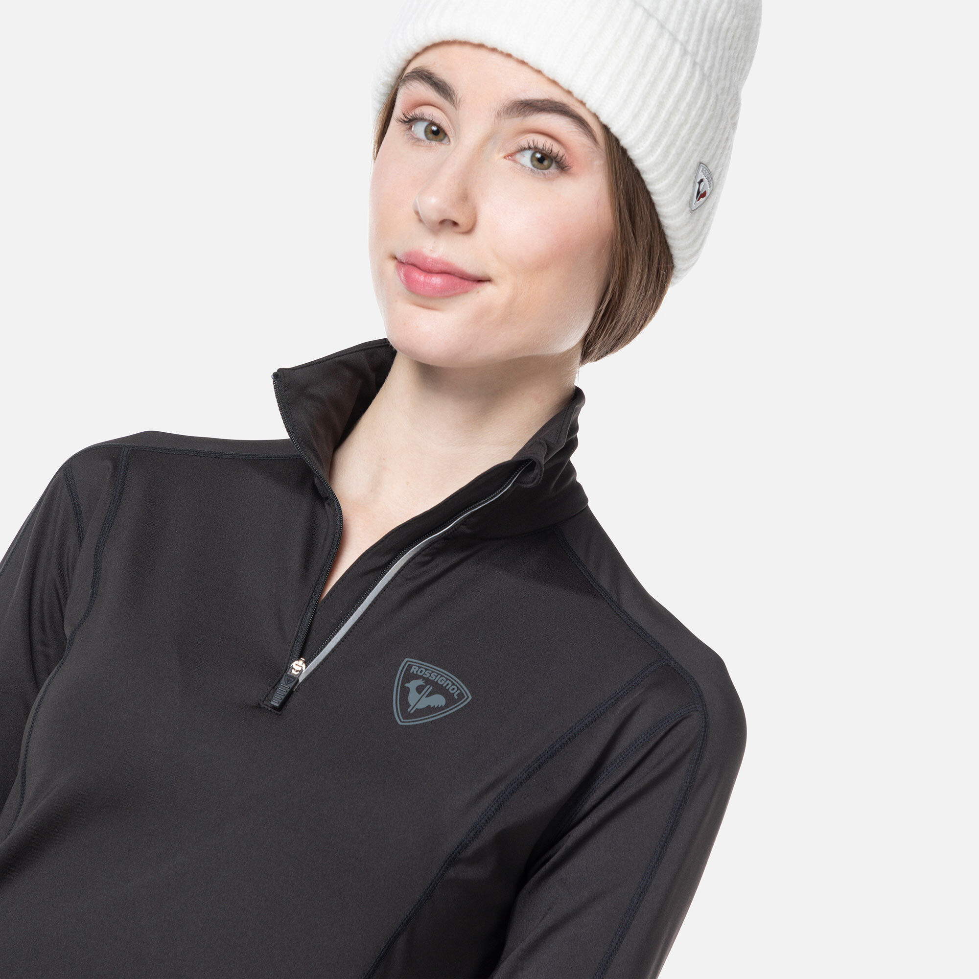 Première couche demi-zip Classique femme