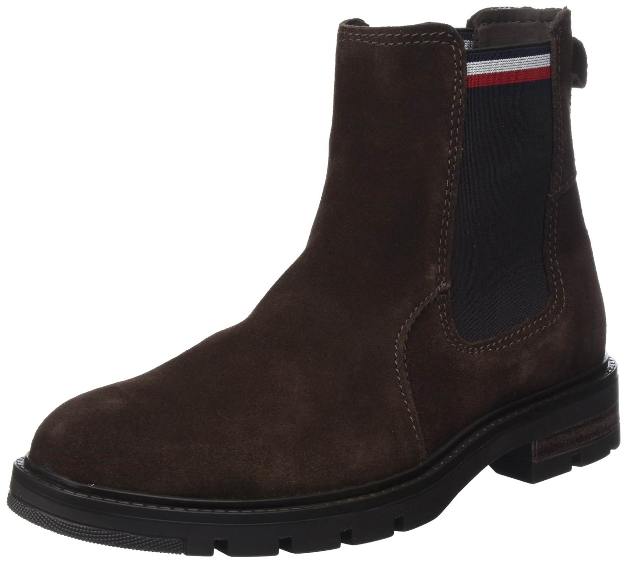 TOMMY HILFIGER Stiefeletten braun CORPOARTE HILFIGER SUEDE CHELSEA