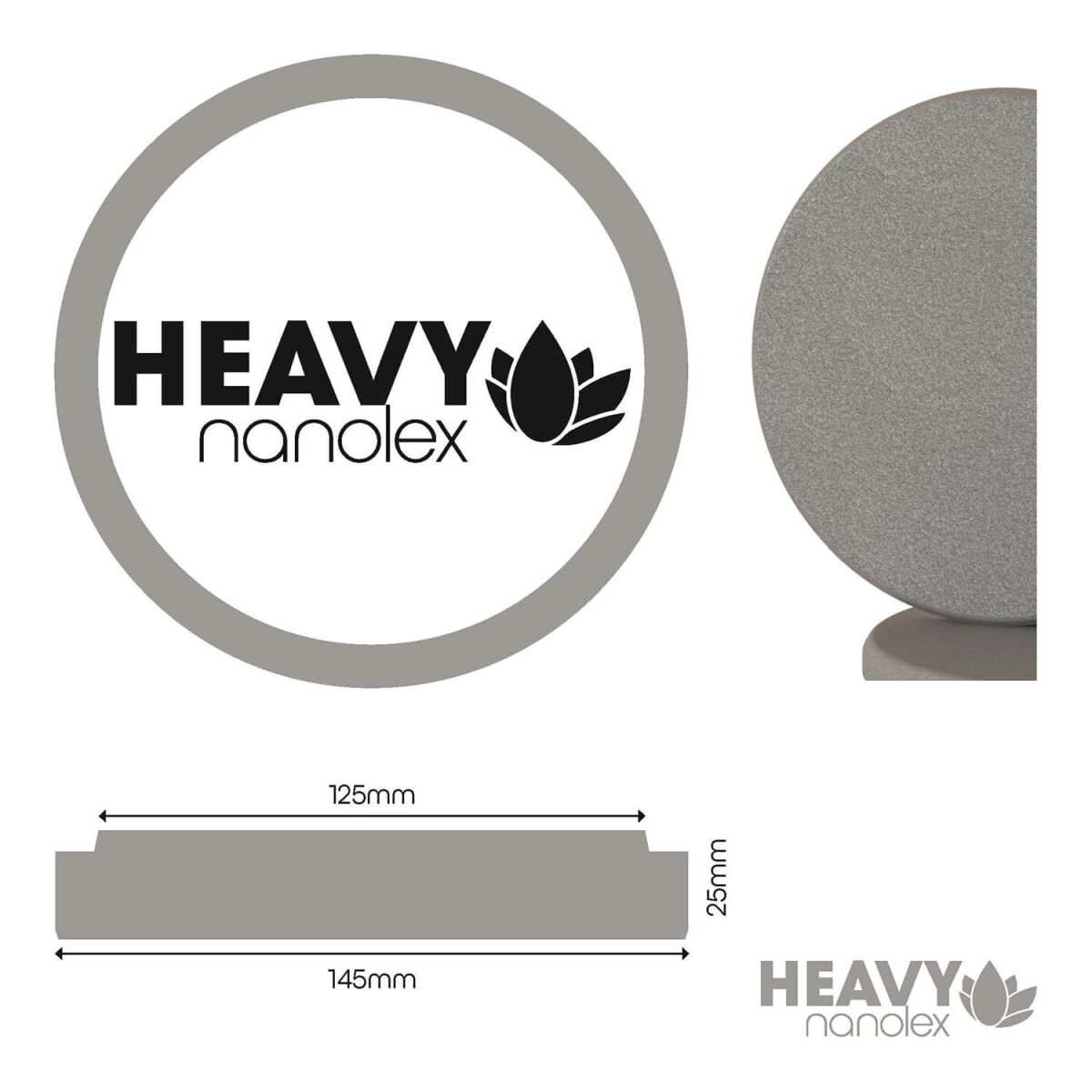 Nanolex Polierpad Heavy 125mm hart