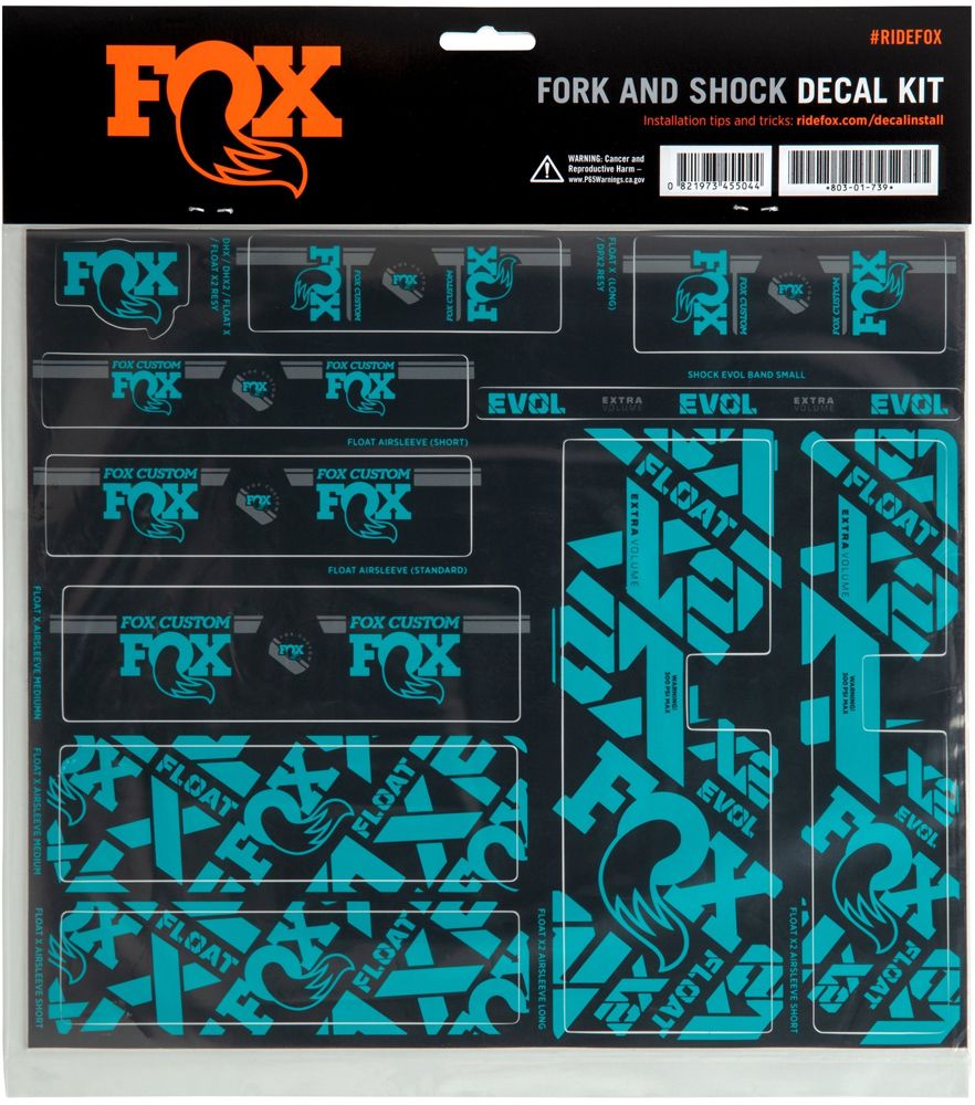 Fox Racing Shox Custom Fork und Shox Kit Aufkleberset kaufen | Bike-Discount