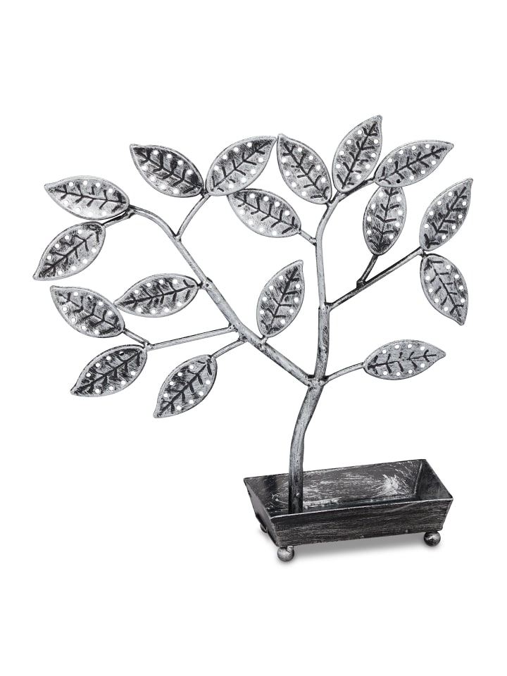 relaxdays Schmuckbaum in Silber günstig kaufen onesize