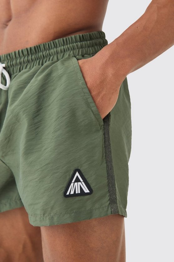 Super kurze Man Badehose in Knitteroptik