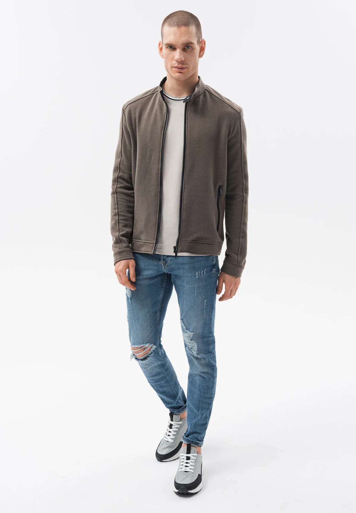 Chaqueta bomber ombré