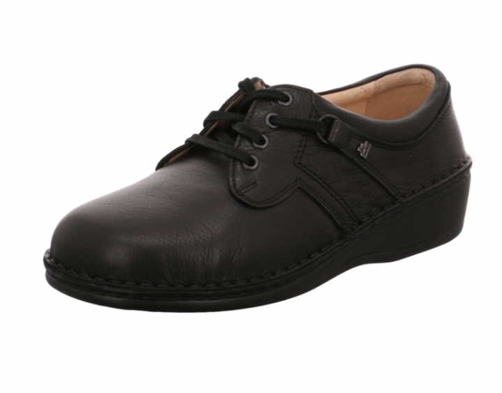 FINN COMFORT Komfort Schnürer schwarz
