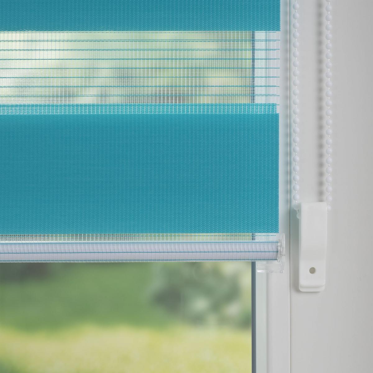 Bella Casa Klemmfix Duo-Rollo 70 x 210 cm blue lagoon