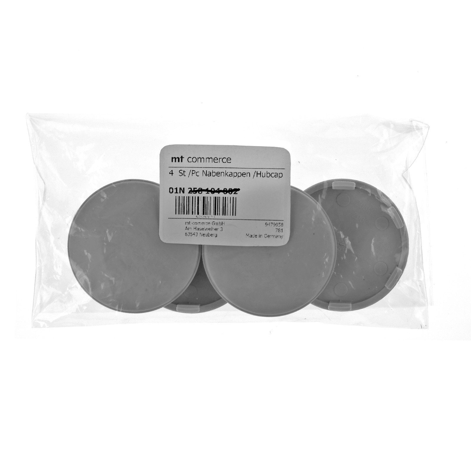 RKC Radkappe 4x 60mm Nabenkappen Radnaben Kappen Grau Gewölbt für Brock RC
