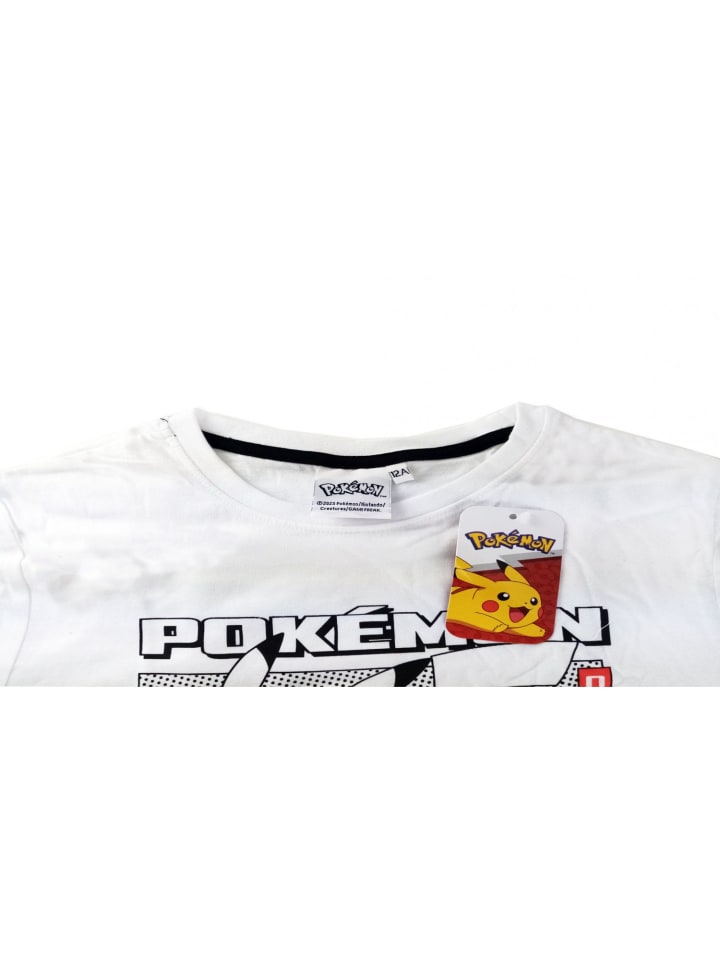 Pokémon Pokémon Schlafanzug für Kinder Short Pyjama in Weiß günstig kaufen