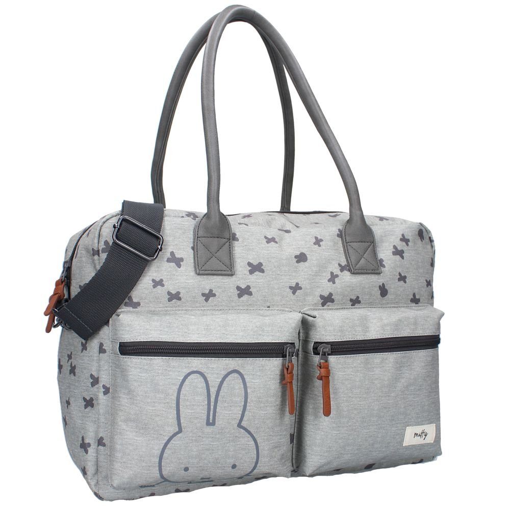 Wickeltasche Große Graue Baby Wickeltasche & Wickelunterlage  Fashion Miffy